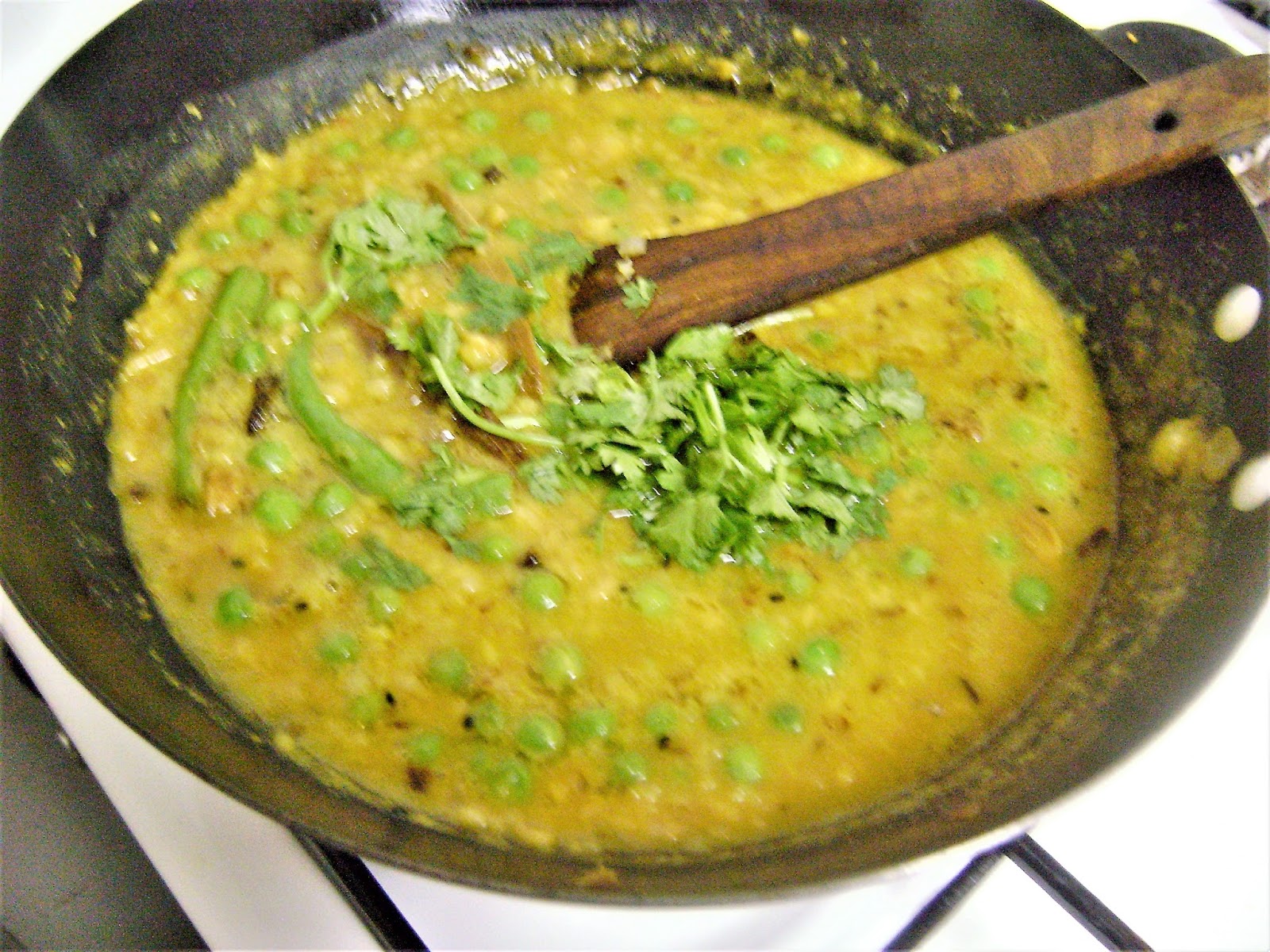 Bethica's Kitchen Flavours Moong Dal With Green Peas (Split Green Gram