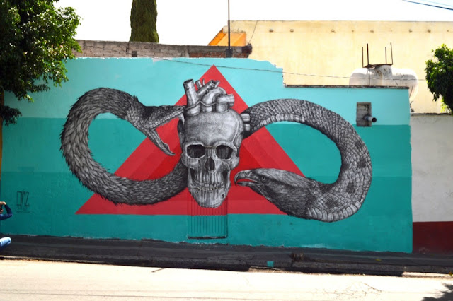Street Art By Alexis Diaz For Board Dripper In Queretaro, Mexico. 7