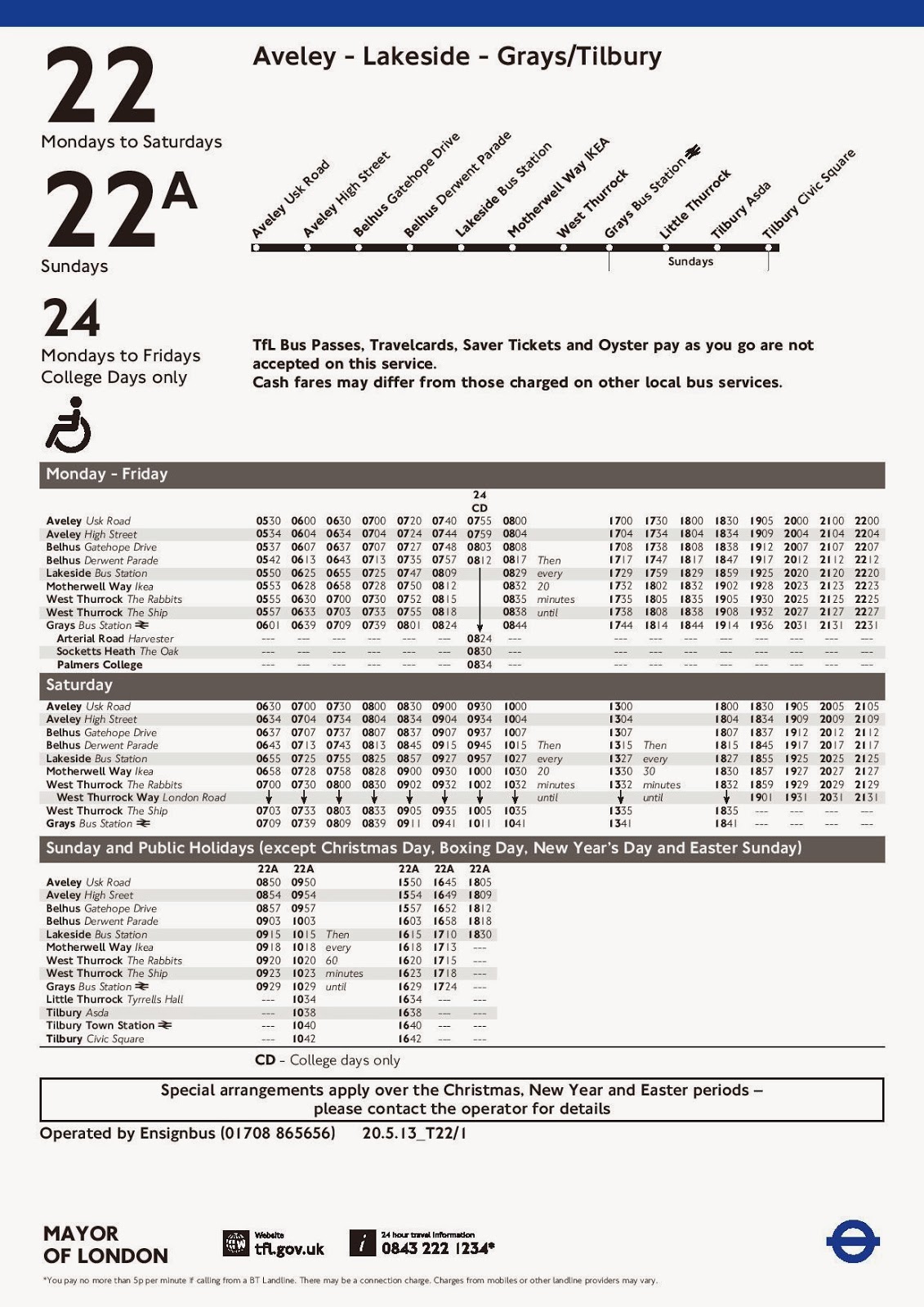 State Bus Routes,Fare ,Schedule information online UK Bus Aveley