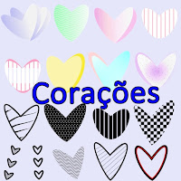 Corações - pack de pngs