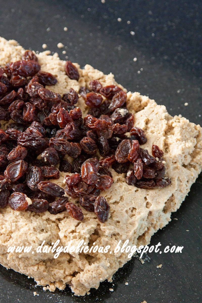 dailydelicious Good for you scones Rice bran flour raisin scones
