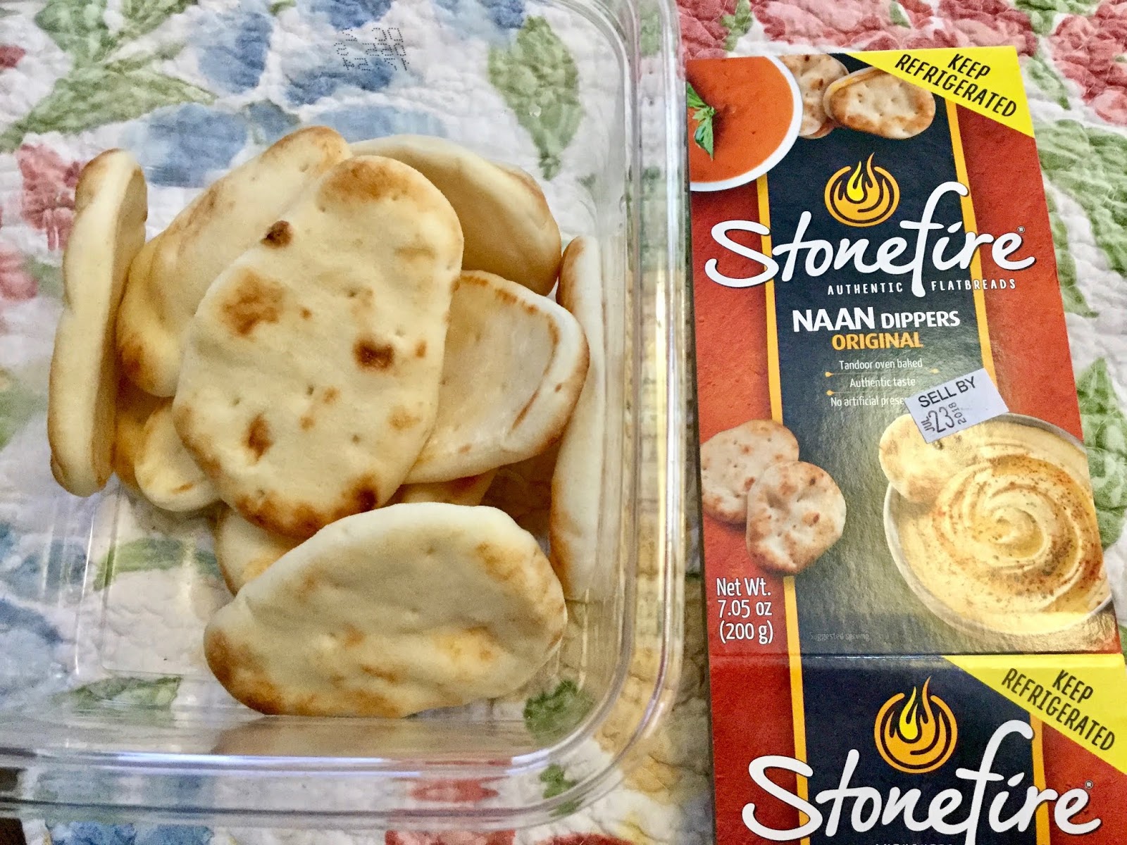 Recipes for Weight Watcher people ) Stonefire naan dippers