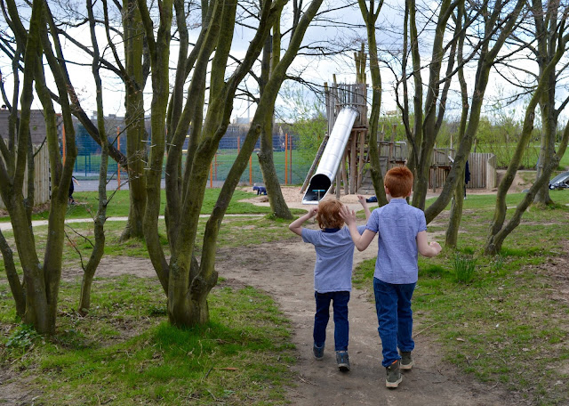 Exhibition Park Newcastle |  Adventure playground and tube slide for older kids