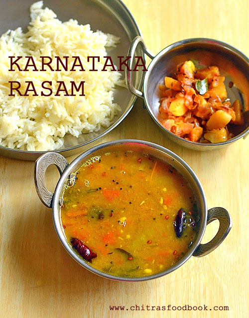 Karnataka bele rasam / Dal rasam recipe