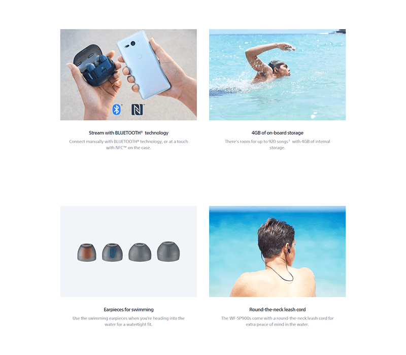Other features of the earphones Other features of the earphones