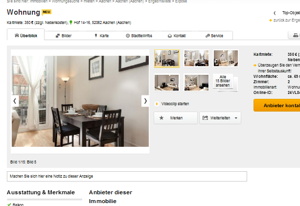Single wohnung aachen