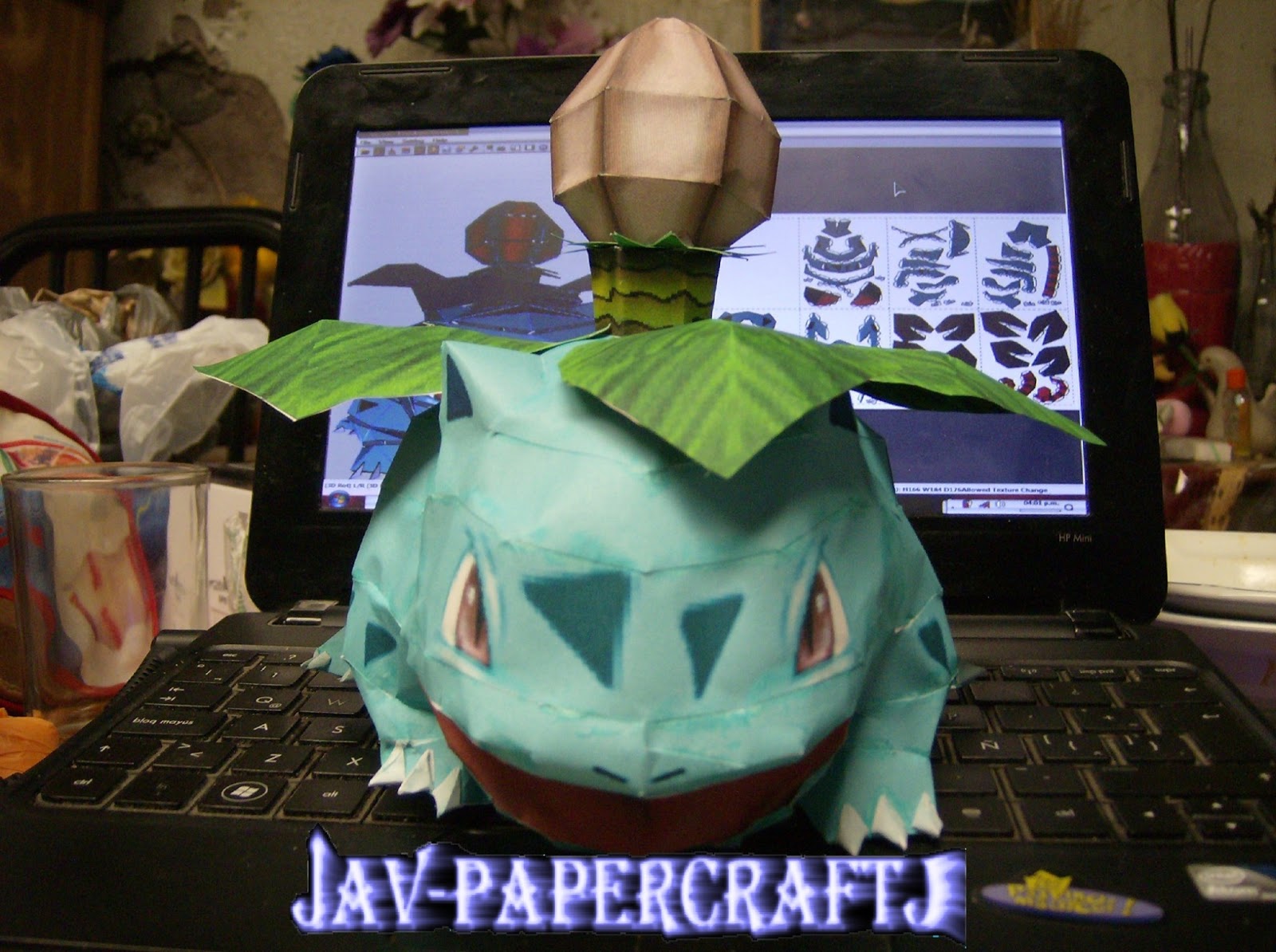 Pokemon Ivysaur Paper Model