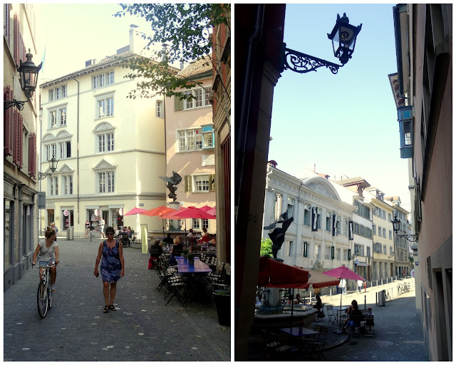 Neumarkt in Niederdorf Quarter, Zurich Old Town Neumarkt Zurich
