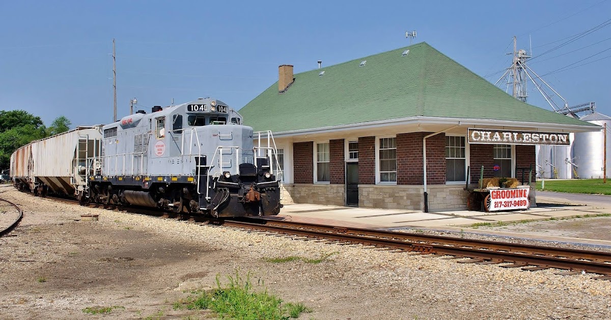 Towns and Nature Charleston, IL Big Four/NKP(Cloverleaf) Depot and