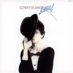 Lou Reed Coney Island Baby - original LP cover 