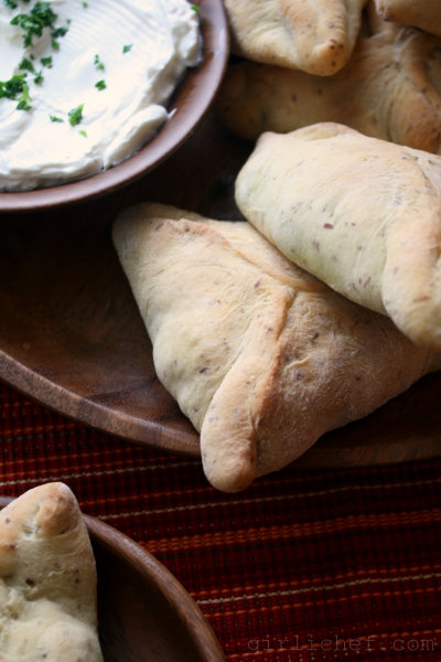 Assyrian Spinach Pies {Bread Baking Babes}