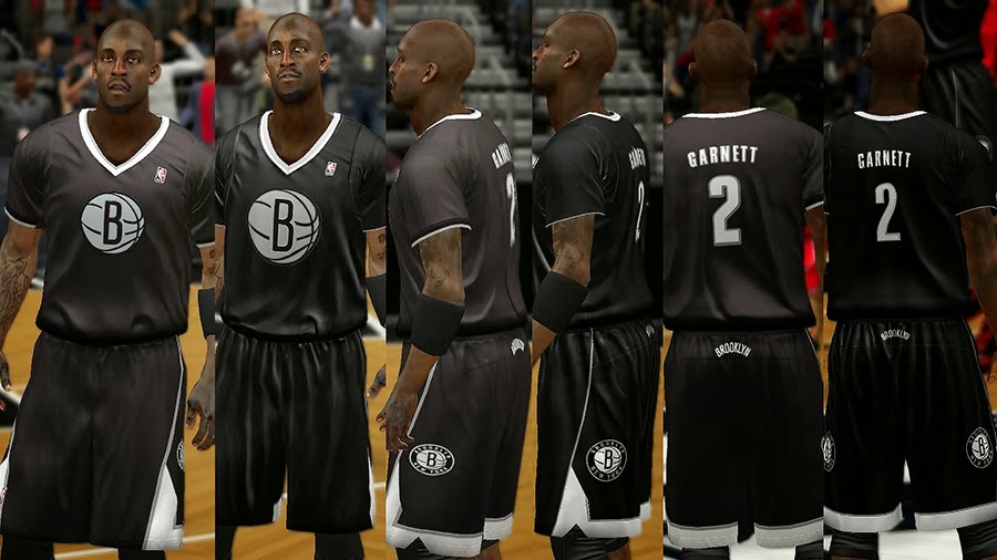 NBA 2K14 Christmas Day Uniform - Brooklyn Nets