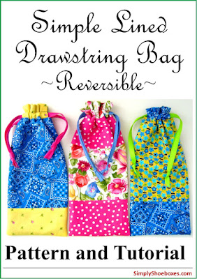 Simply Shoeboxes: Simple Drawstring Tote-bag to Hold an Operation ...