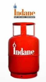 Indane gas ,Bharat gas and HP gas cylinder