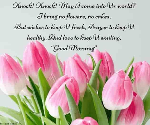 good morning sms with love