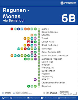 peta rute transjakarta ragunan monas via semanggi