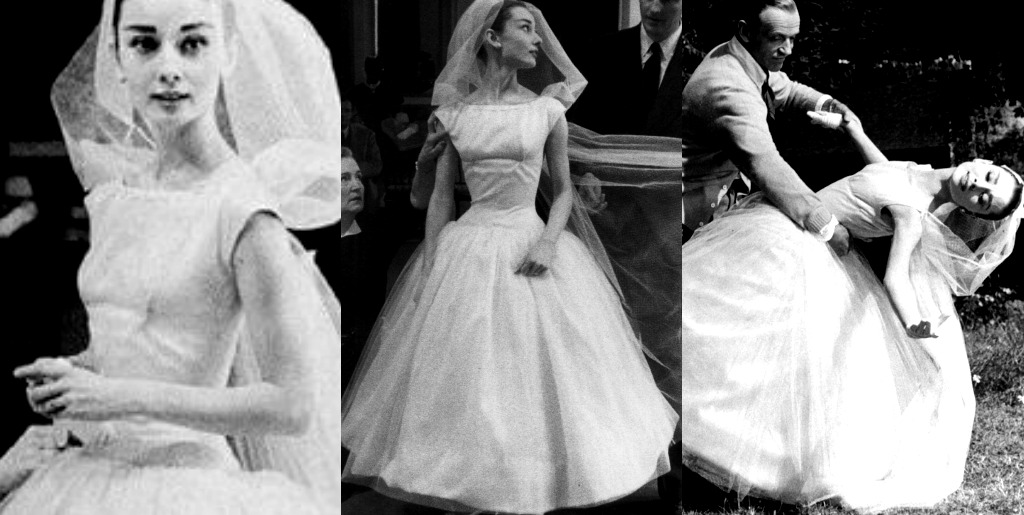 Morningstar Pinup Audrey Hepburn's Funny Face Wedding Dress