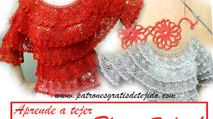 Blusa Salsa! a crochet para todos los talles / Tutorial paso a paso