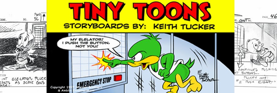 Tiny Toons Storyboards By Keith Tucker