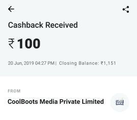 yescash payment proof