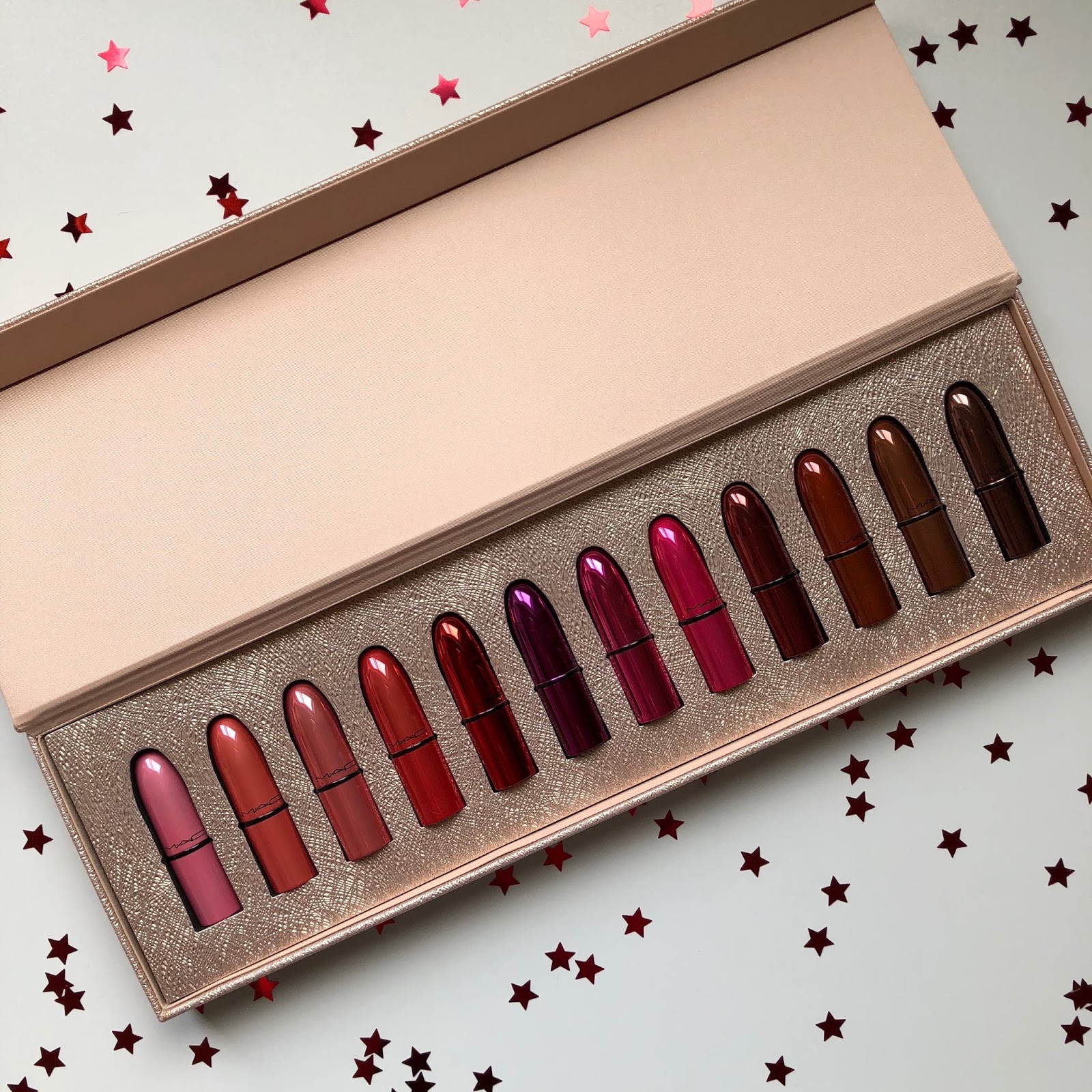 Lady makeup Snow Ball Mini Lipstick Kit ⎜MAC Classics