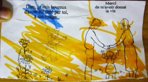Liturgie de la Parole des très jeunes enfants Liturgie de la Parole des très jeunes enfants : Dieu, je suis heureux d’avoir été créé par Toi à ton image.