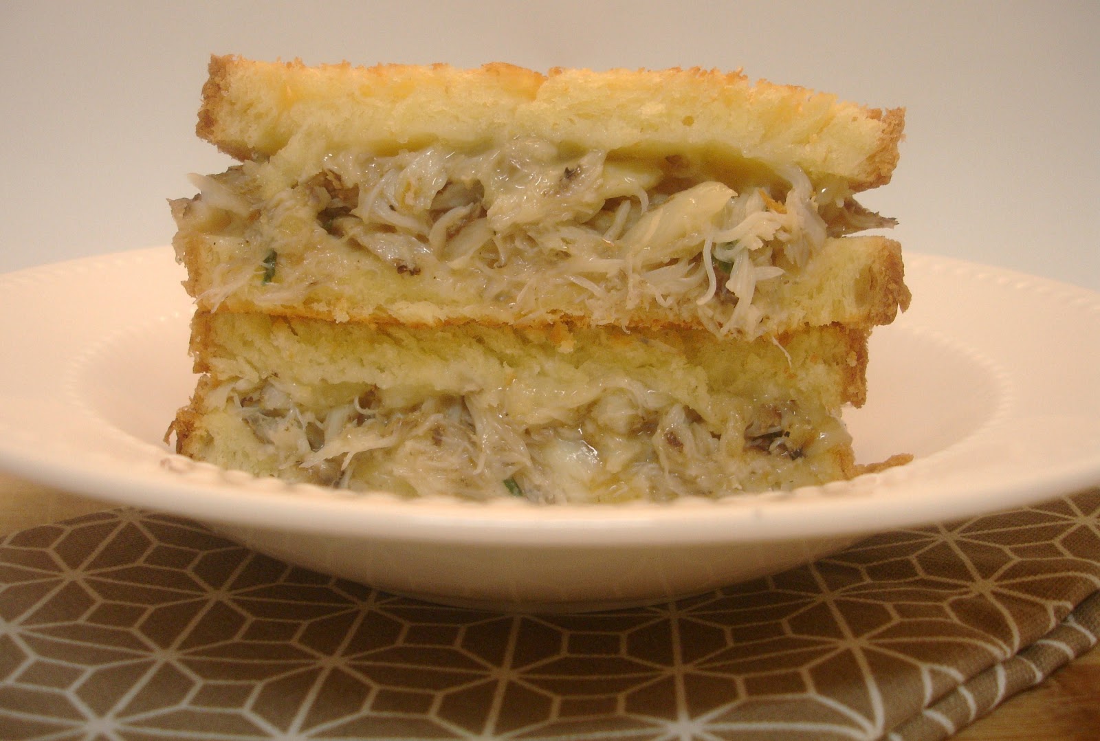 Don't Disturb This Groove Crab Grilled Cheese