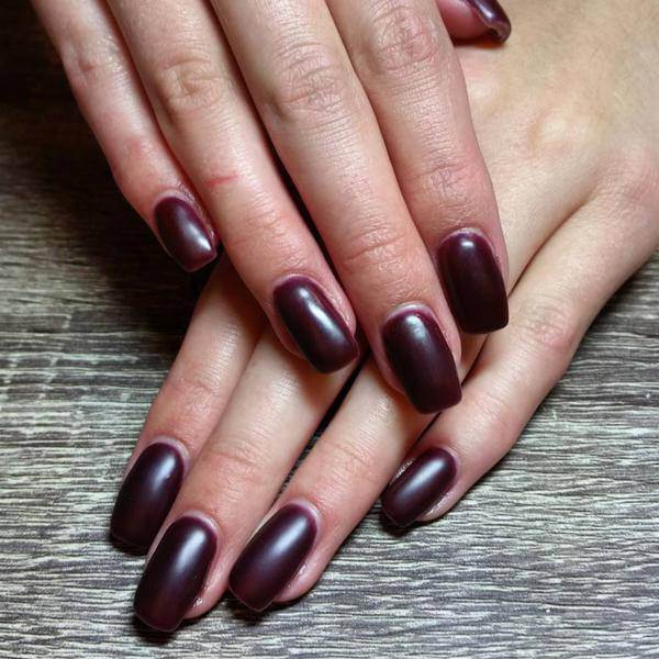 Matte Coffin Nails Matte Coffin Nails
