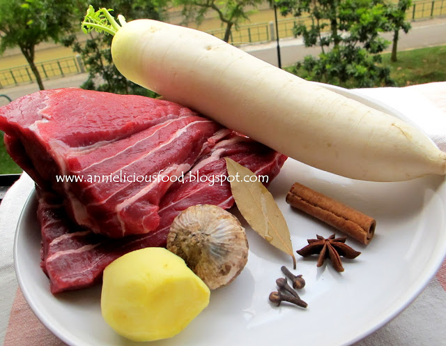Annielicious Food: Asian Style Beef Stew with Radish
