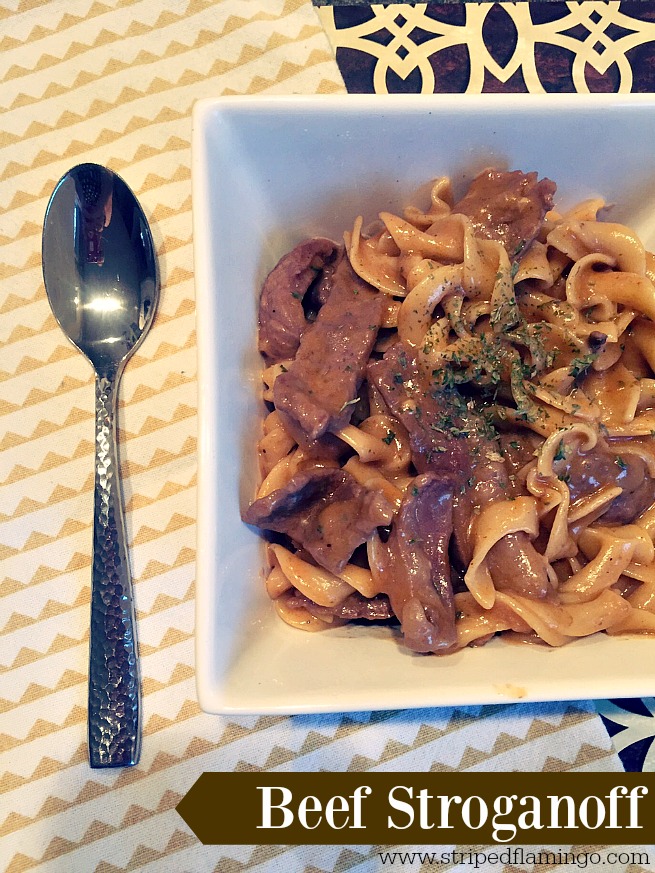 Beef Stroganoff [From Scratch] The Striped Flamingo