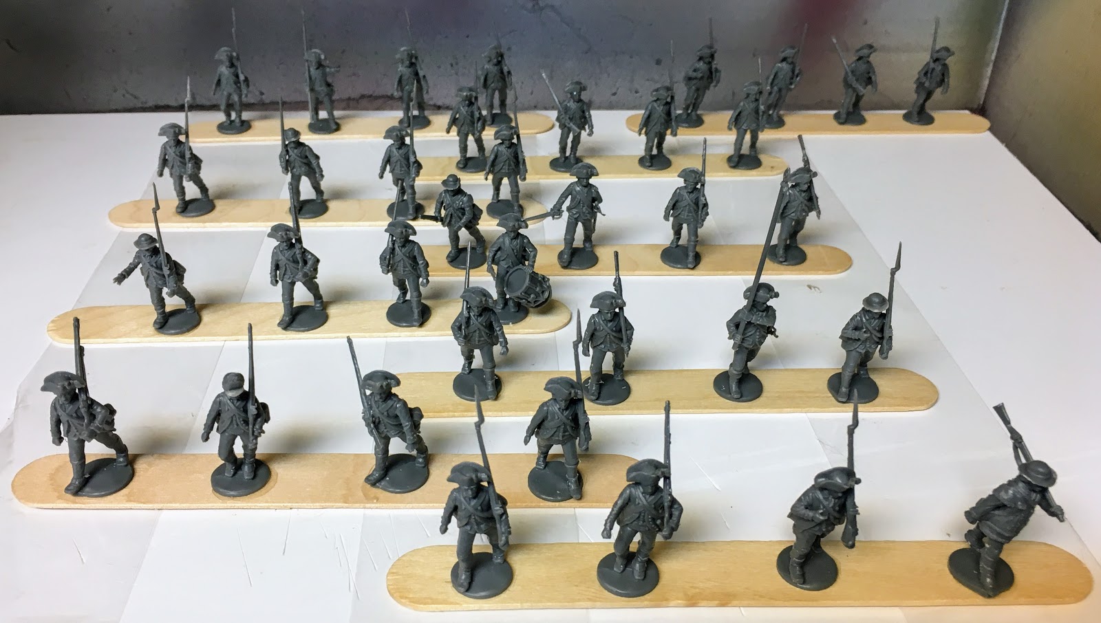 Wargames and Railroads AWI Project Perry Miniatures Plastic American