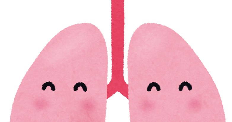 健康な肺のキャラクター かわいいフリー素材集 いらすとや