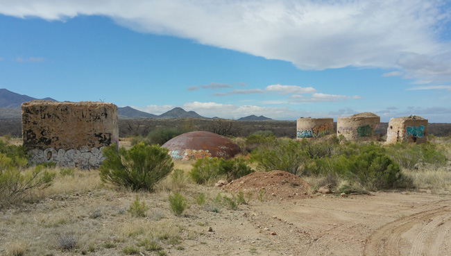 Abandoned Unearthed Titan II missile silo in Arizona