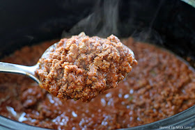 Easy Crock Pot Sloppy Joes recipe from Served Up With Love