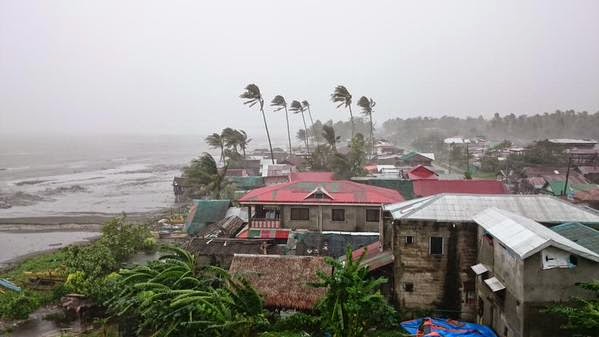 Typhoon Ruby situation Calbayog, Samar