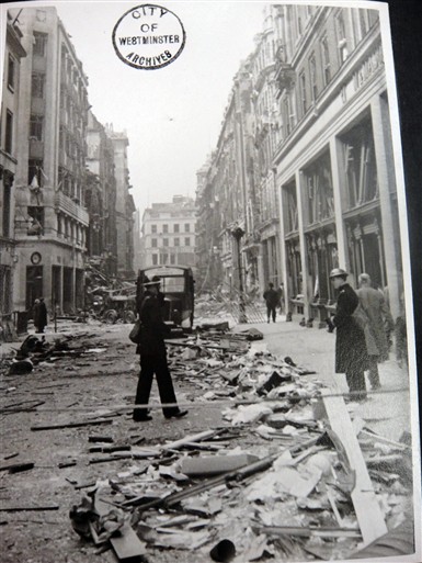 17 April 1941 worldwartwo.filminspector.com Westminster London Blitz damage