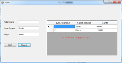 Menampilkan Data dari DatagridView ke Textbox VB.Net Menampilkan Data dari DatagridView ke Textbox VB.Net