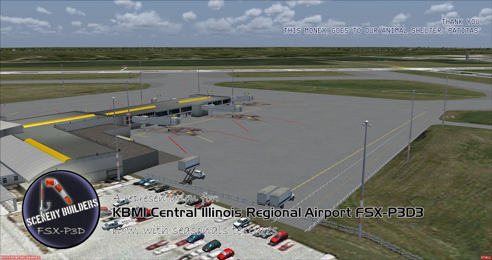 FSX, P3D, MSFS scenerybuilders.: KBMI Central Illinois Regional Airport