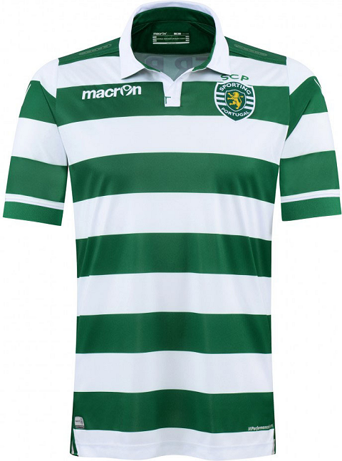 Macron Sporting Lisboa 2015/16 Football Jerseys