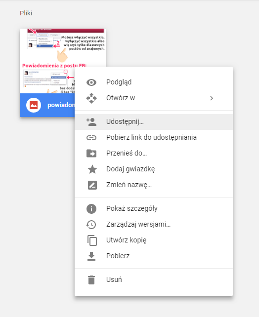 Udostepnianie Zdjec Z Wykorzystaniem Dysku Google Nettelog