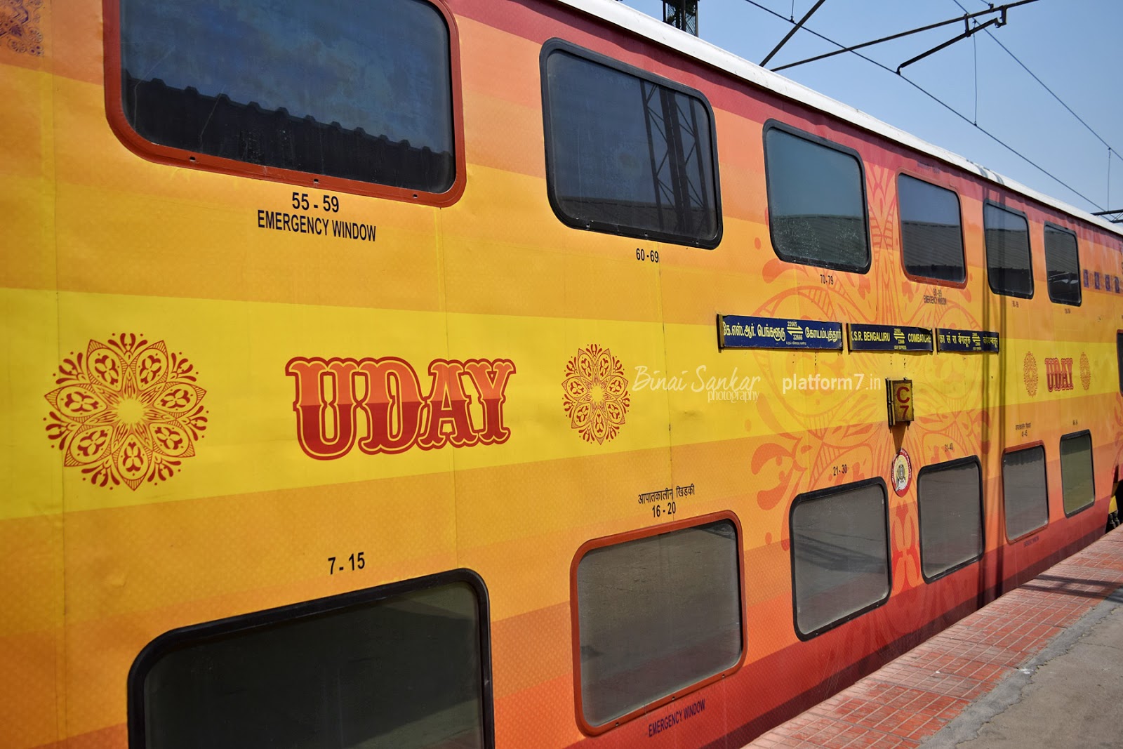 Bengaluru to Coimbatore on Indian Railways' First UDAY express Chart Preparation Time For Uday Express