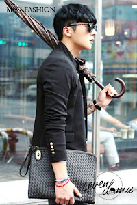 seven domu sk15 black korean blazer style