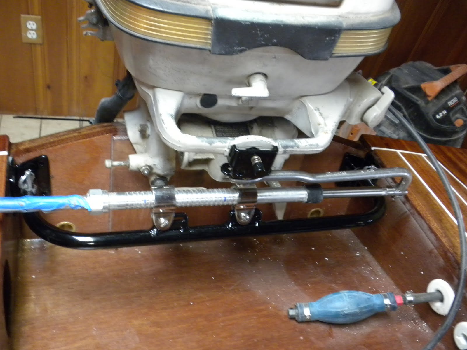 Ted's Wood Boat Steering Mount