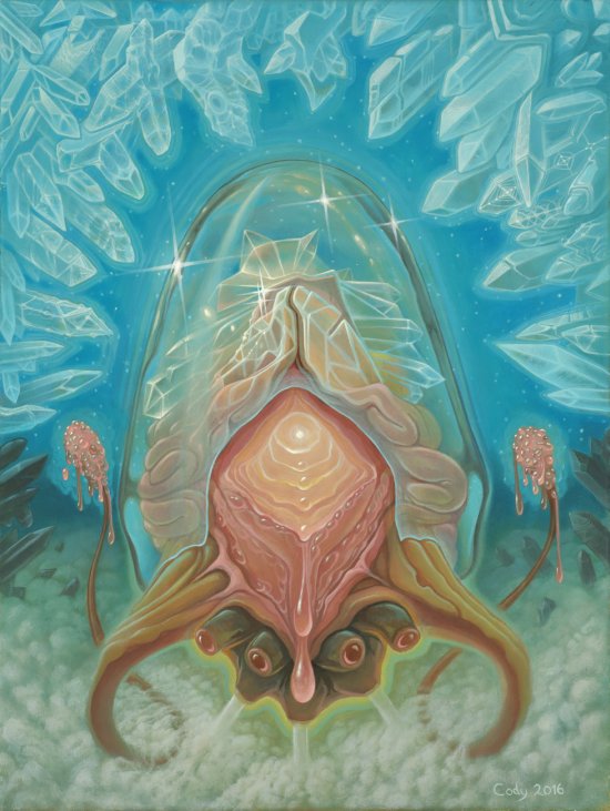 As surreais e psicodélicas pinturas de Cody Seekins Cody Seekins arte pinturas surreais psicodélicas cores oníricas