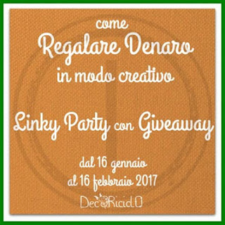 Interessante Linky party con giveaway di Daniela