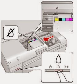 replace printer cartridge Epson T50