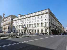 The Palazzo Chigi, the Italian PM's official residence