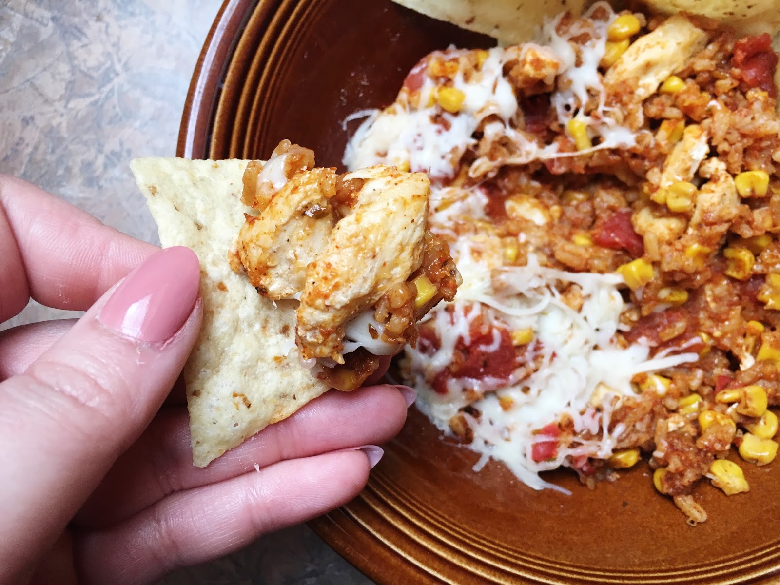 five sixteenths blog Make it Monday // Southwest Chicken & Rice Bake