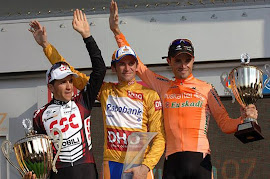 Podio Vuelta 2007
