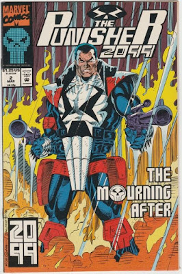 Tom Morgan's Cover for The Punisher 2099 (1993) Issue #2